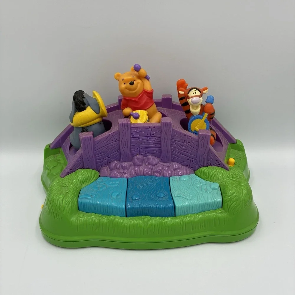 Disney Winnie‎ The Pooh Musical Band Keyboard Musical Piano Toy Eeyore Works